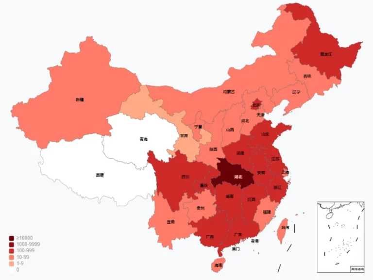 Niższe poziomy reagowania kryzysowego w 13 prowincjach w Chinach. Import z Chin.